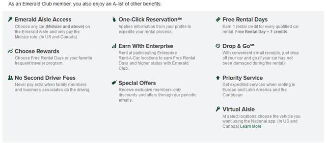 Emerald Club Loyalty Program